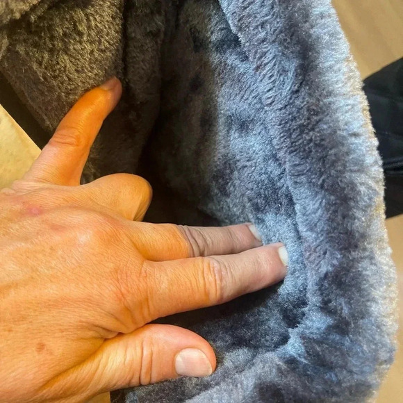 Golden Road Women’s winter waterproof Boots black/ grey fur size 8 - Picture 5 of 8